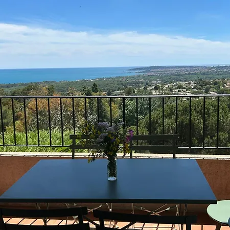 Vue Cap D'antibes - Balcon - Résidence Privée Gardée - 80m2 *