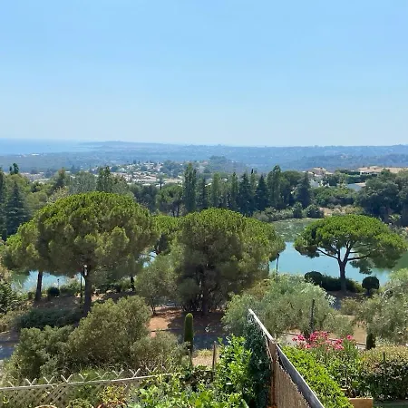 Vue Cap D'antibes - Balcon - Résidence Privée Gardée - 80m2 Apartamento