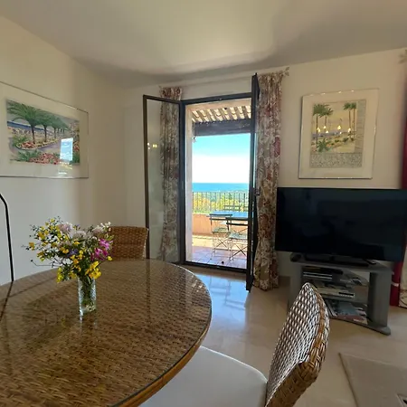 Vue Cap D'antibes - Balcon - Résidence Privée Gardée - 80m2 Appartement Villeneuve-Loubet