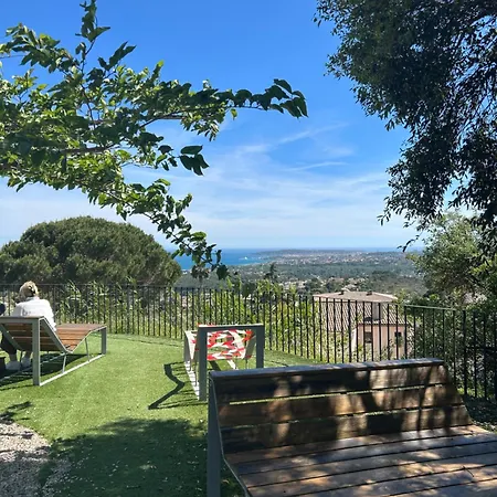Vue Cap D'antibes - Balcon - Résidence Privée Gardée - 80m2 Apartamento