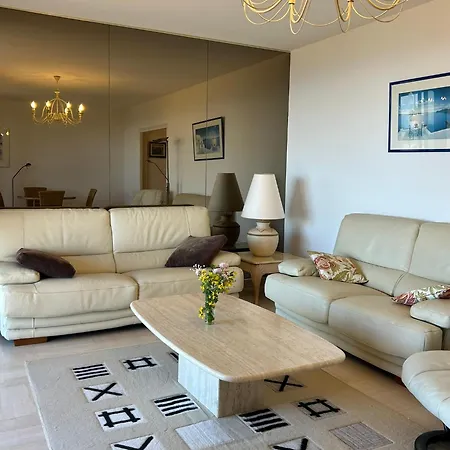 Vue Cap D'antibes - Balcon - Résidence Privée Gardée - 80m2 Villeneuve-Loubet
