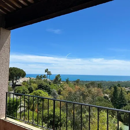 Vue Cap D'antibes - Balcon - Privee Gardee - 80m2 Apartment