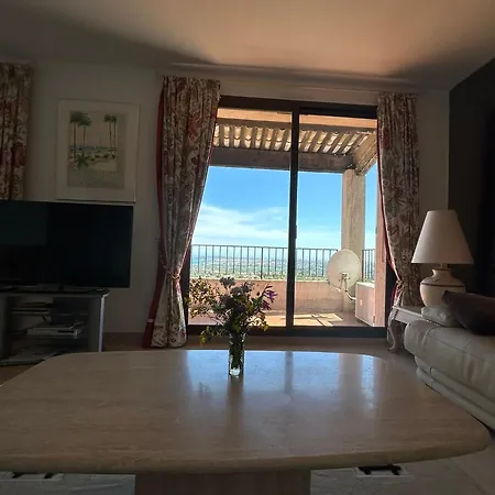 Vue Cap D'antibes - Balcon - Résidence Privée Gardée - 80m2 Apartamento Villeneuve-Loubet